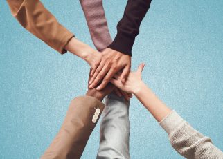 Team Teamwork Hands Blue Background  - teamworkdefinition / Pixabay