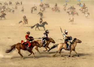 horse, mongolia, warrior