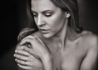 pretty woman, portrait, hands, pretty, face, skin