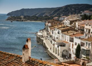 cadaques, costa brava, catalonia, cadaqués, terrace, nature, sea, barcelona, calm down, darling, peace, balcony, landscape