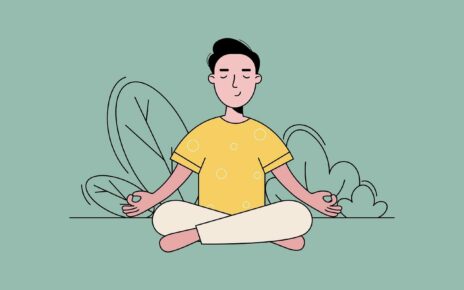 meditation, yoga, wellness, health, nature, relaxation, meditation illustration, male